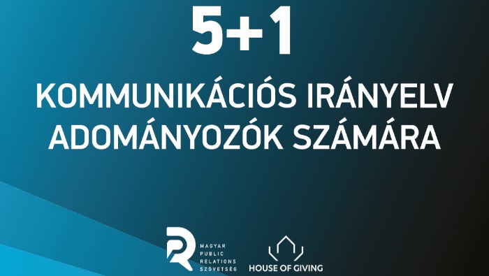 Közös szakmai ajánlást tett közzé az MPRSZ és a House of Giving