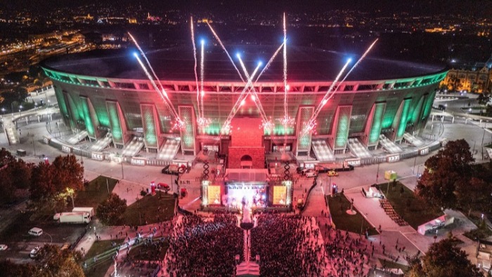 Rendkívüli látvány várja a látogatókat az Eurojackpot Szuperkoncerten