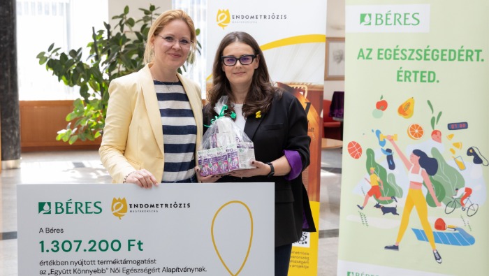 A Béres idén is az endometriózis elleni küzdelem mellé áll