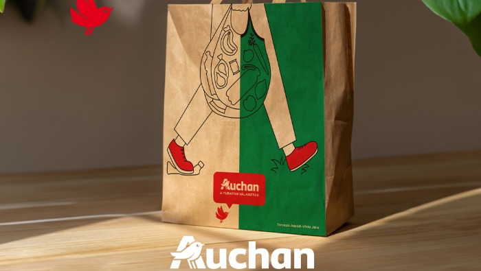 Megújultak az Auchan környezetbarát papírtáskái