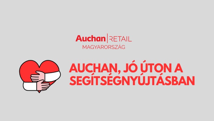 Több mint 23 millió forint értékű adományt gyűjtött az Auchan