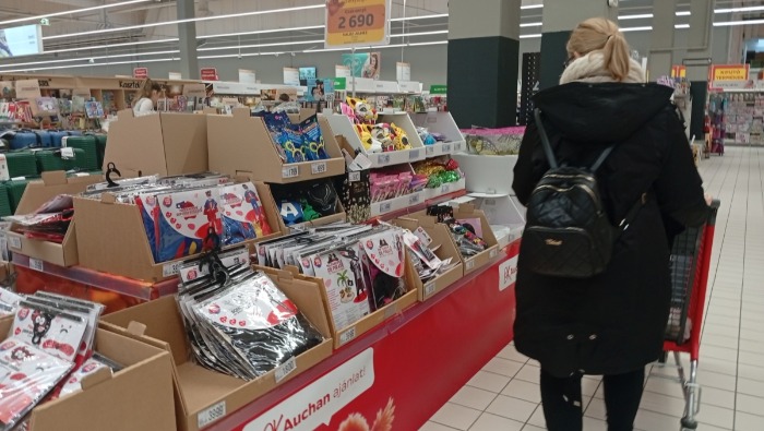 Farsangi őrület az Auchannál