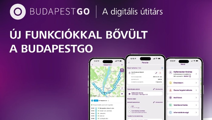 Kényelmesebb fizetés és új funkciók a BudapestGO-ban