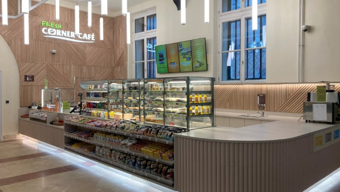 A Budapesti Corvinus Egyetemen nyitott Fresh Corner kávézót a MOL