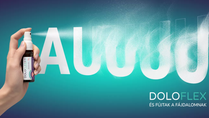 A DOLOFLEX spray-vel fújtak a fájdalomnak