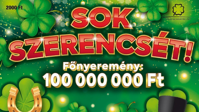 Új játékkal érkezik az óév-búcsúztató és újévköszön-tő szerencsesorsjegy