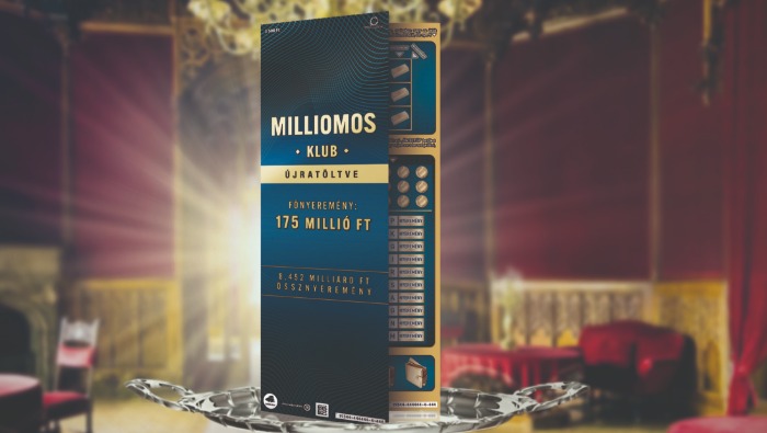 Frissen és nagyobb jackpottal tér vissza a Milliomos Klub sorsjegy