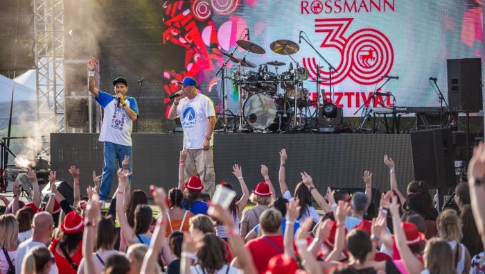 1500 fős fesztivállal ünnepelt a 30 éves Rossmann