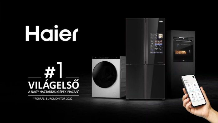 A világ piacvezető háztartási gépeit hirdeti a Haier reklámkampánya
