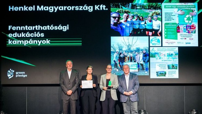 Green Pledge védjegyet kapott a Henkel Magyarország