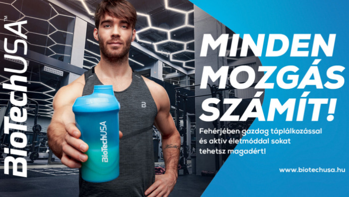 Minden mozgás számít a BioTechUSA új kampányában
