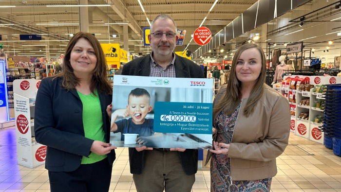Minden eddiginél több adományt gyűjtött együtt a Nestlé és a Tesco