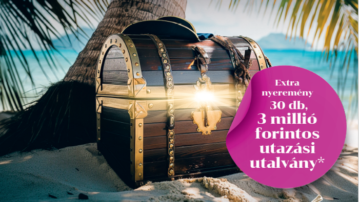 A Kalózok Kincse sorsjegy-család legnagyobb tagjával utazás is nyerhető