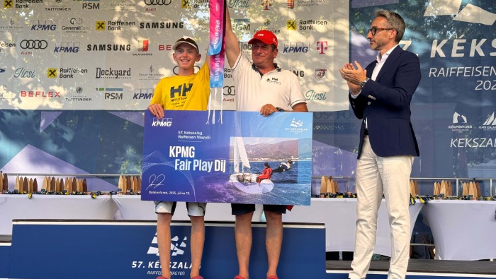 A Sponsi kapta az 57. Kékszalag KPMG Fair Play-díját