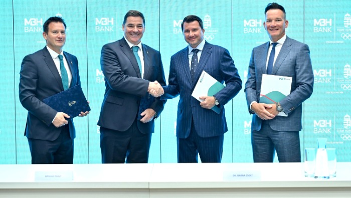Az MBH Bank az olimpiai csapat első hivatalos partnere 