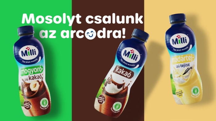 Új tejitalok a Millitől