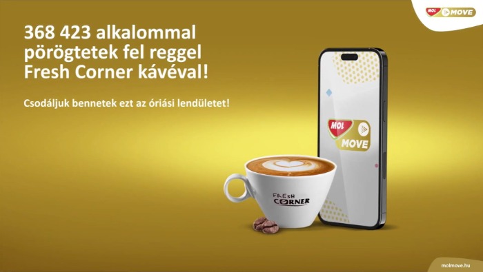 “Millió köszi az 1 millió MOL Move tagnak!”