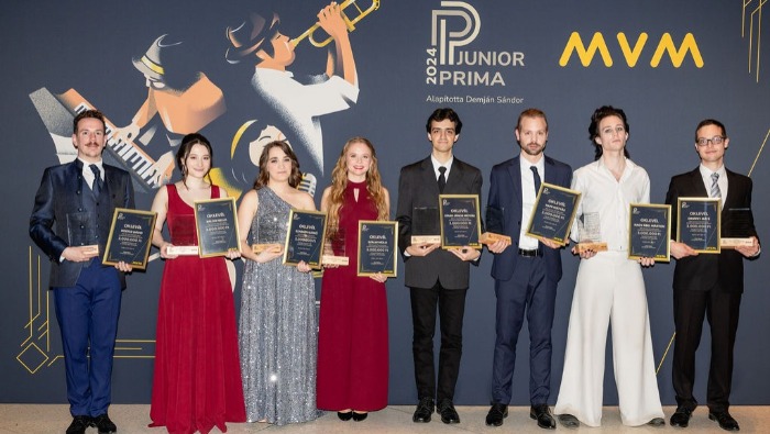 A legtehetségesebb fiatal zeneművészeket díjazta idén is az MVM