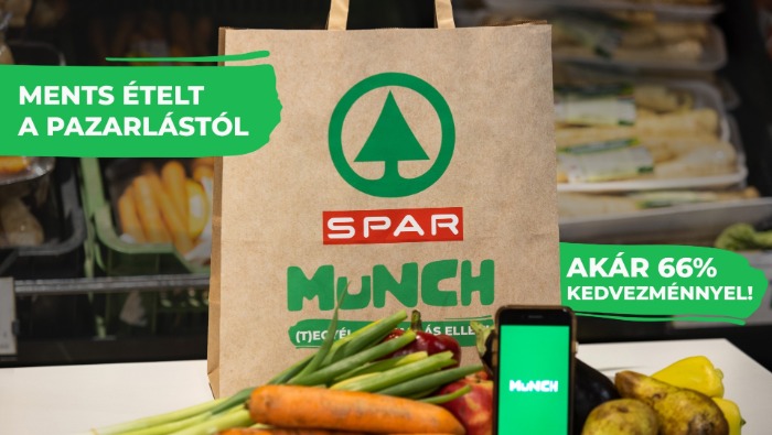Minden SPAR-ban és INTERSPAR-ban elérhető a Munch-ételmentés