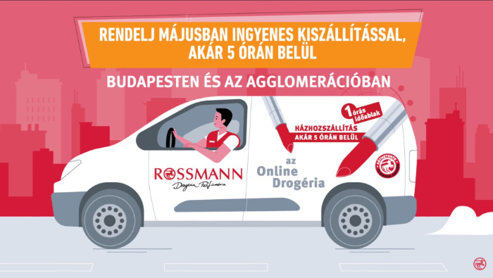 Istenes Bencével kampányol a Rossmann-futár