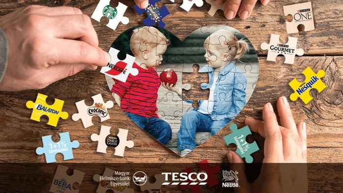 Közösen segít a Nestlé és a Tesco