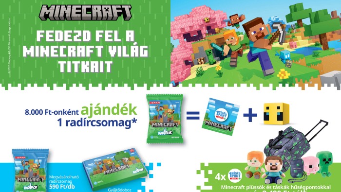 A Minecraft világa megelevenedik a SPAR áruházaiban
