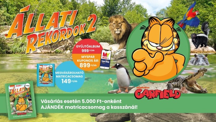 Különleges matricagyűjtő album a SPAR-ban