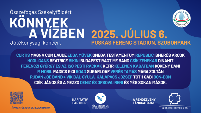 „Könnyek a vízben” – Összefogás Székelyföldért