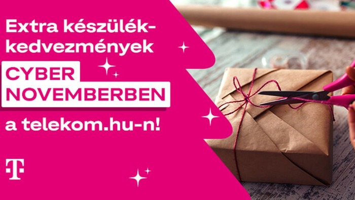 Extra kedvezmények Cyber Novemberben a Telekom.hu-n