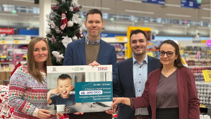 Rekordadomány gyűlt össze a Tescóban eladott Nestlé termékek után