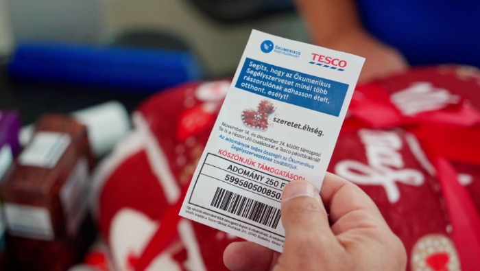 Tesco: Elindult az Ökumenikus Segély-szervezet adománygyűjtése