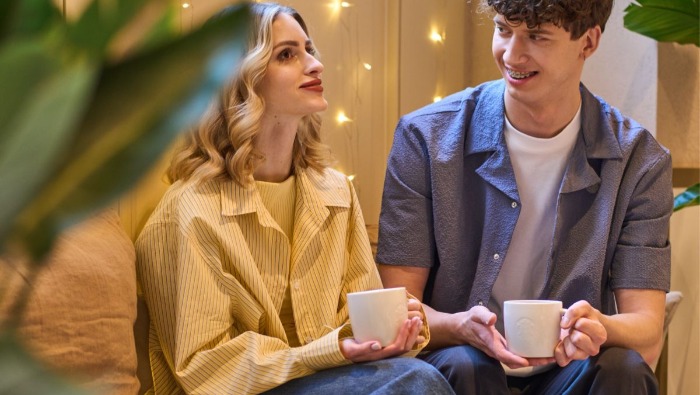 Közös szerelmes Valentin-napi reggeli 