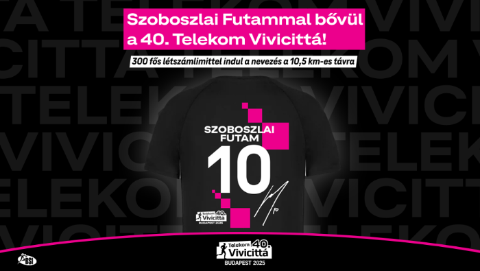 Szoboszlai Futammal bővül az idei Telekom Vivicittá
