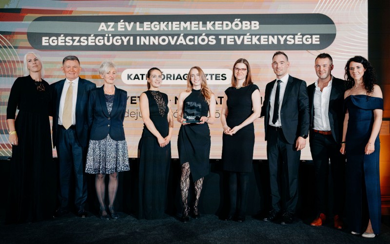 Az év legkiemelkedőbb egészségügyi innovációs tevékenysége kategóriának győztese